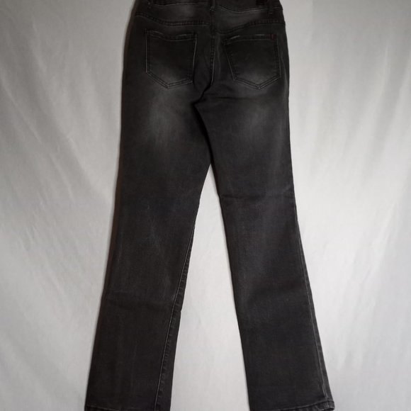 Adam Levine The Patriette Charcoal Gray Denim Women's Jeans Sz. 7/8 - Picture 2 of 6